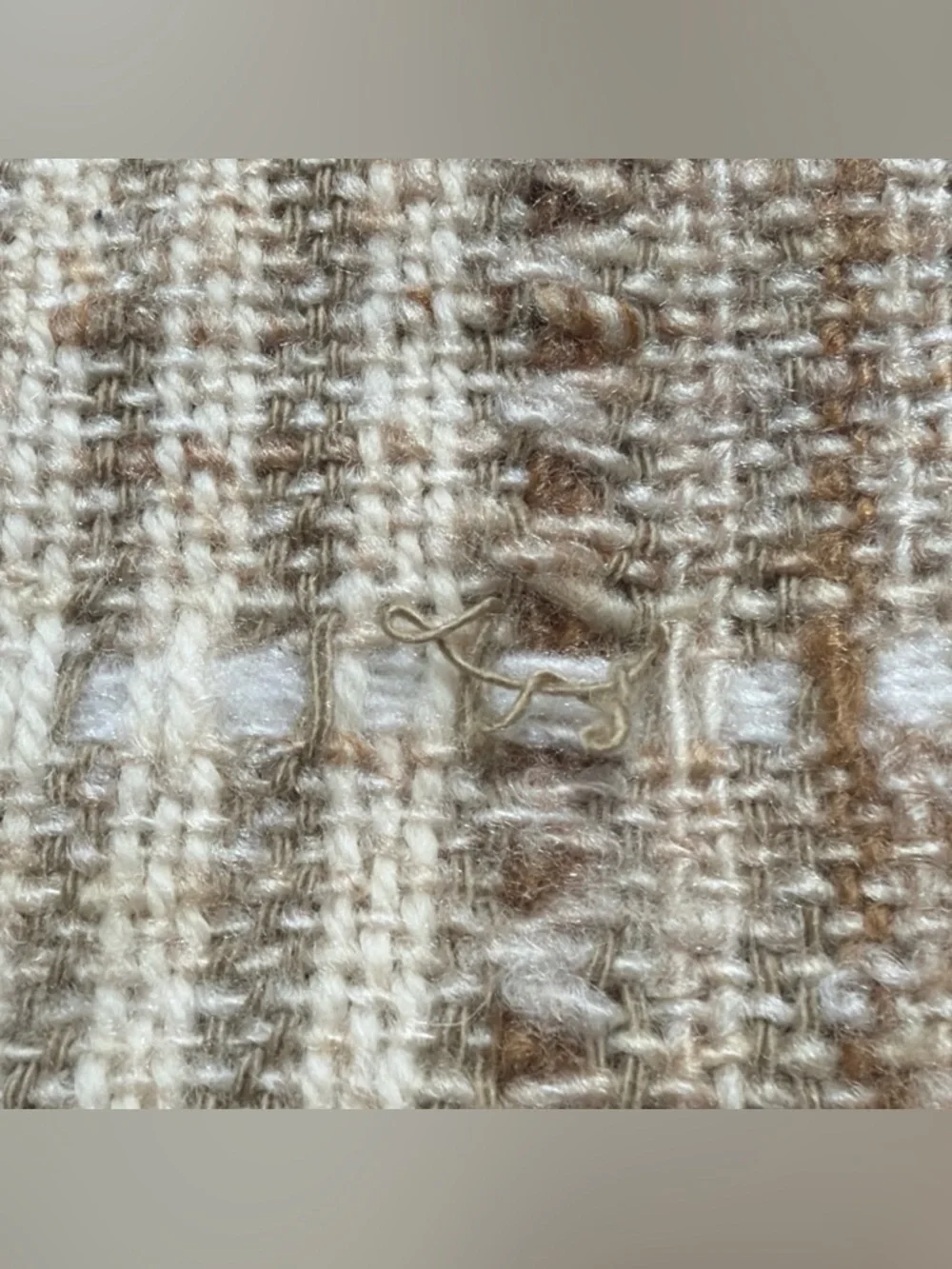 Vtg Tapestries Ireland By Helena Ruuth Woven Wool Fringe‎ Throw Blanket 54x36”